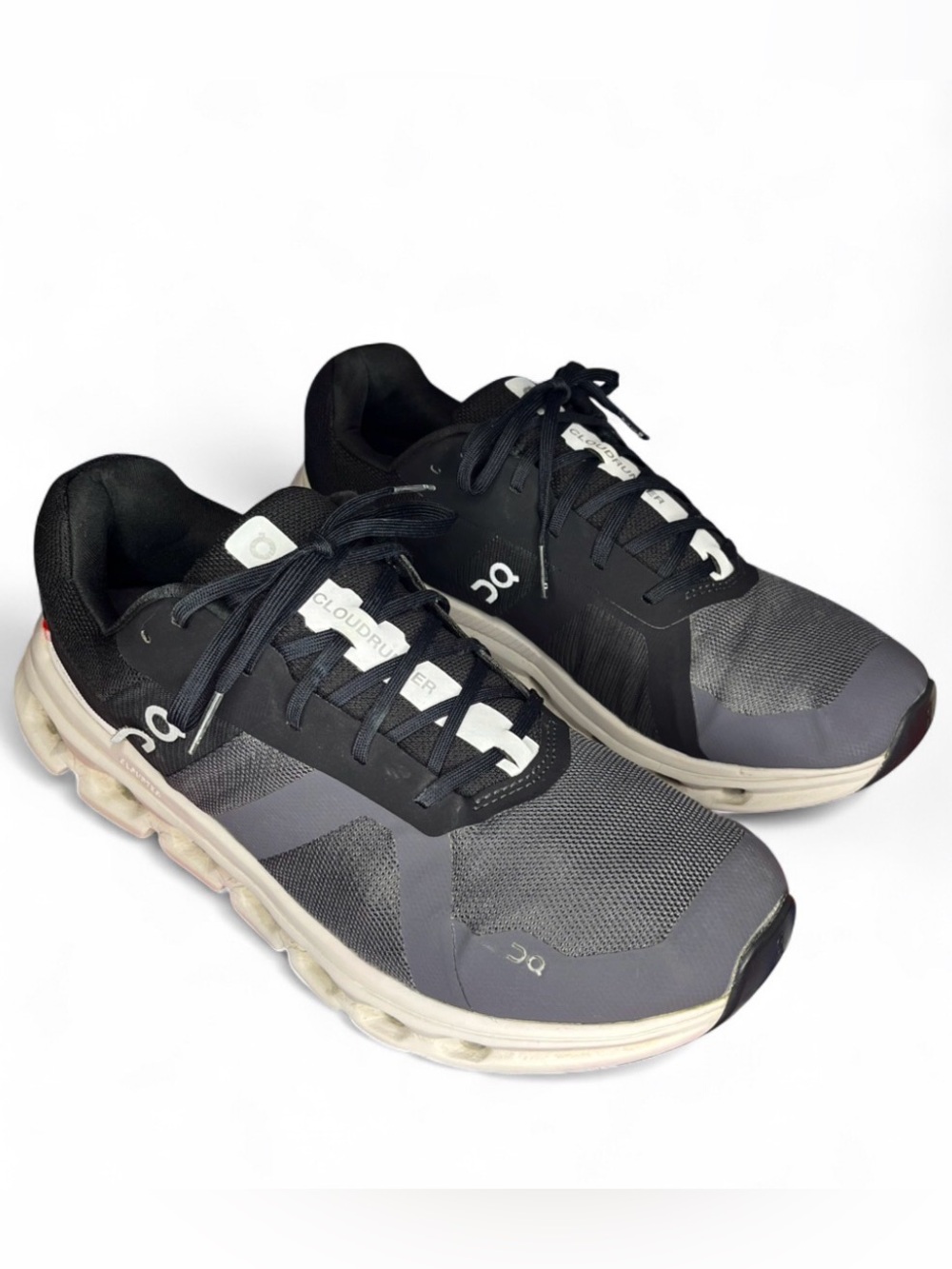On Cloudrunner 2 Eclipse Black Gray Men's Running Shoes Size 11.5 Training